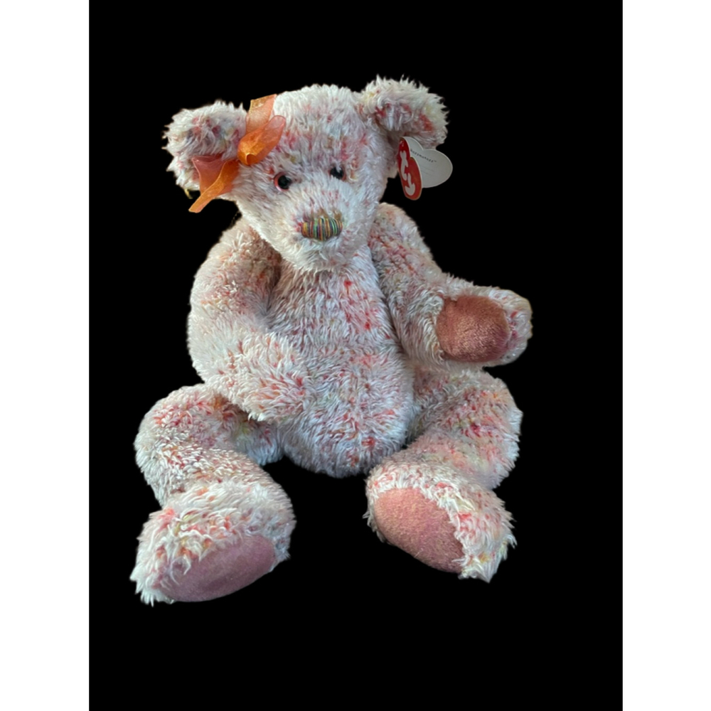 Ty Unisex Stuffed Animal Plush Toy One Size Pink White